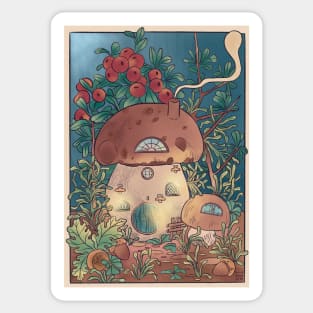 Tiny Home n°3: Mushroom Sticker